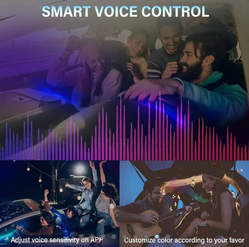 RGB Fiber Optic Car Interior Lighting Kit