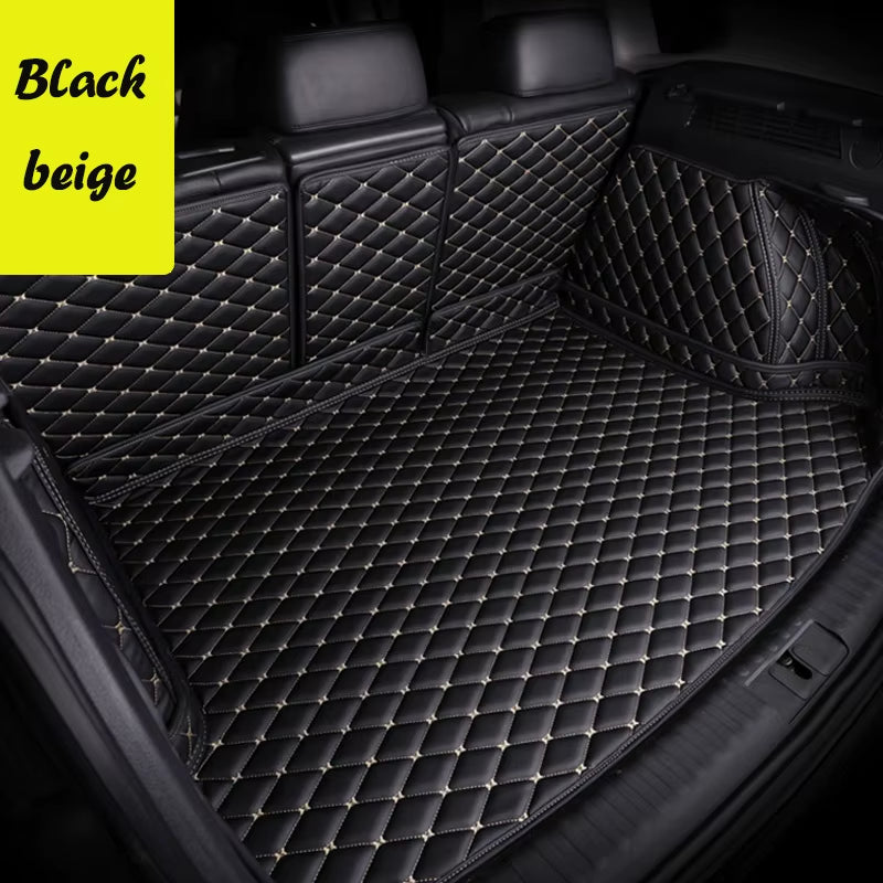 For Skoda Kodiaq 2025 Car Floor Mats Car Trunk Mat Foot Pads Carpet Artificial Leather Car Interior Accessories Universal Car F