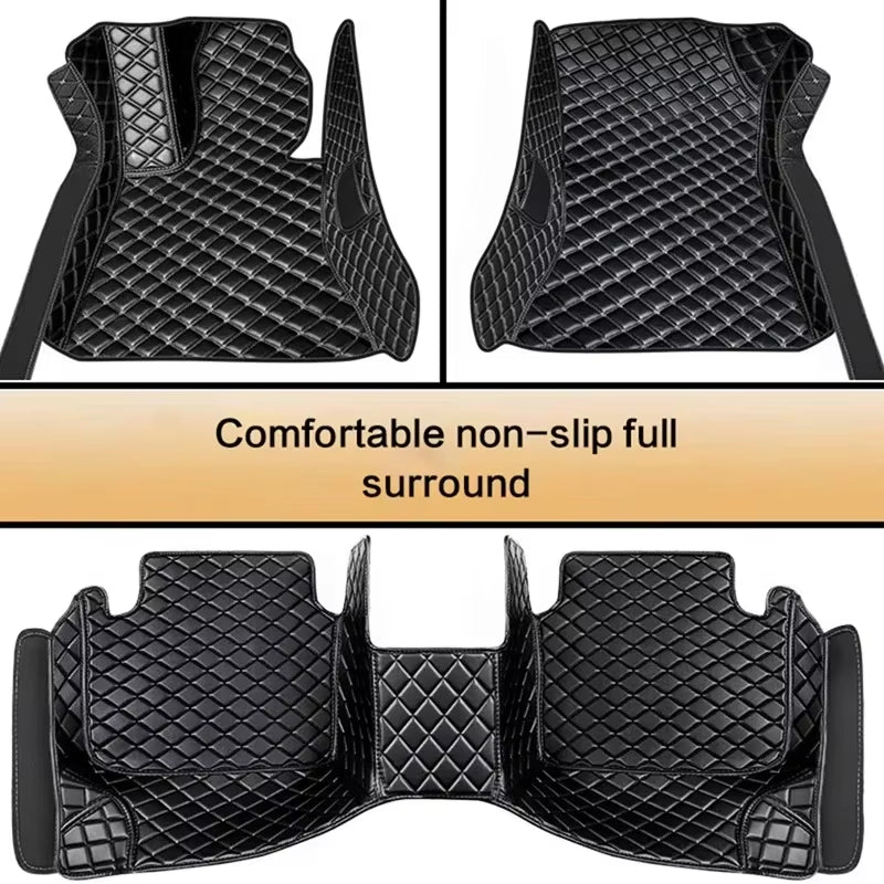 For Skoda Kodiaq 2025 Car Floor Mats Car Trunk Mat Foot Pads Carpet Artificial Leather Car Interior Accessories Universal Car F