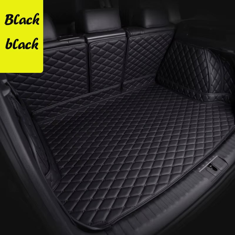 For Skoda Kodiaq 2025 Car Floor Mats Car Trunk Mat Foot Pads Carpet Artificial Leather Car Interior Accessories Universal Car F
