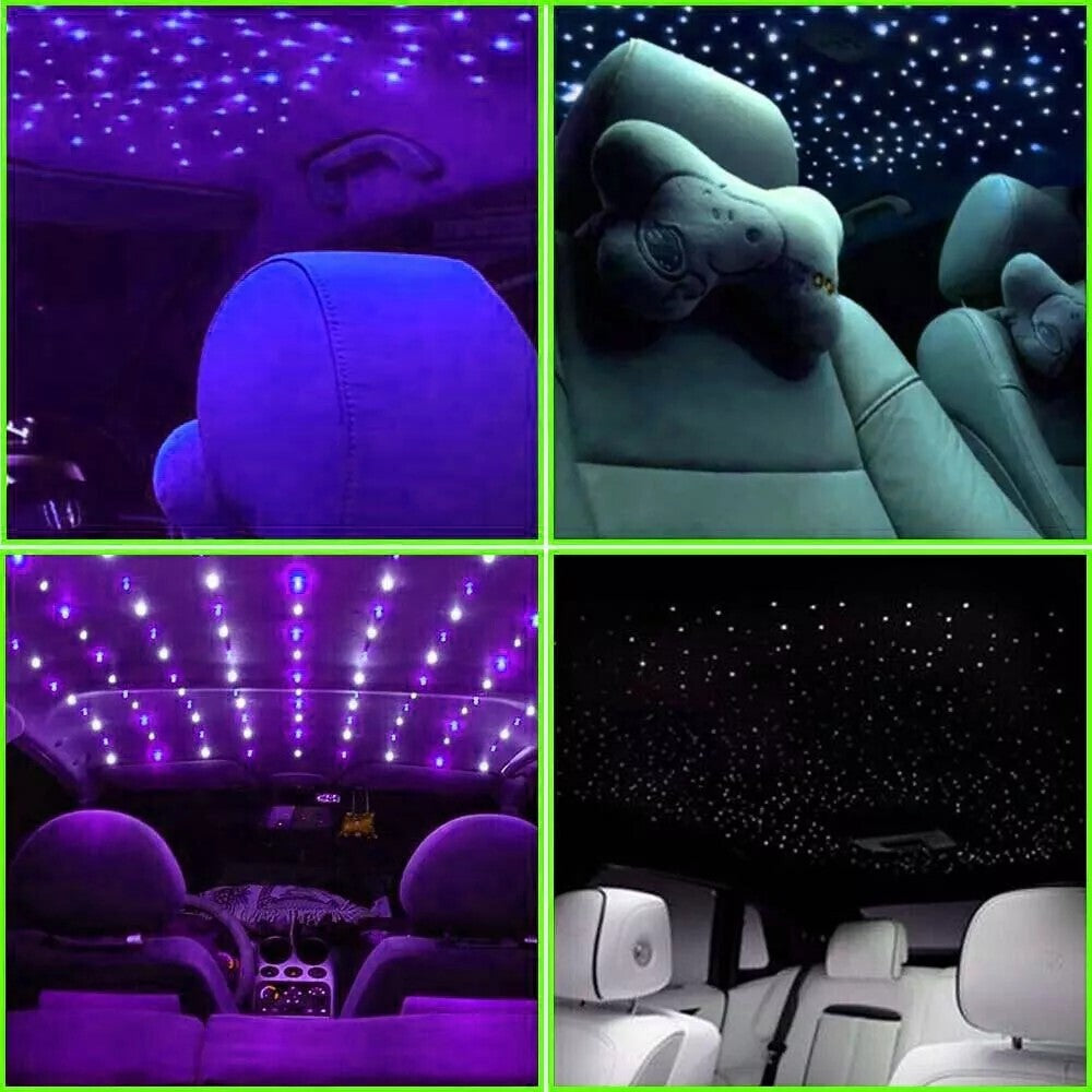 1000PCS Fiber Optic Car Home Headliner Star Light Kit Roof Twinkle Ceiling Light