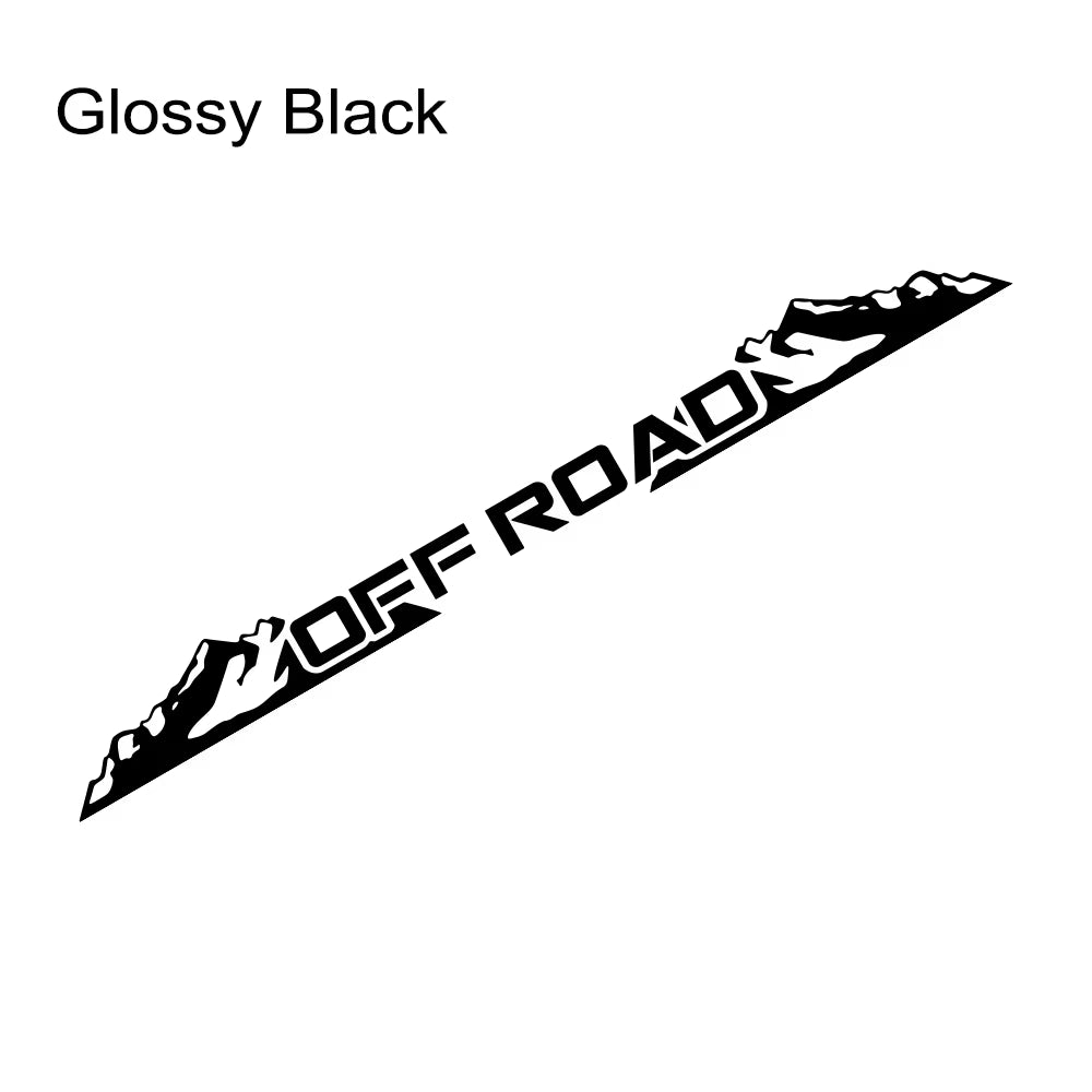 Creative Mountain 4X4 off Road Sticker Car Windshield Window Body Side Deocr Decal Waterproof Decoration Auto Tuning Accessories