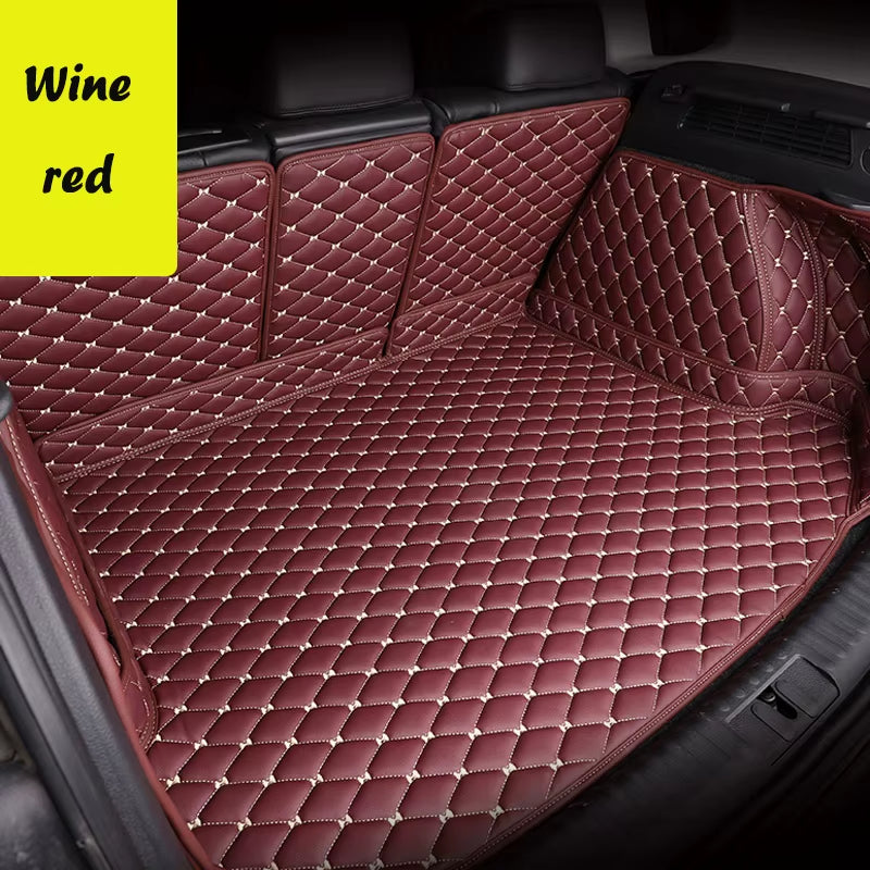 For Skoda Kodiaq 2025 Car Floor Mats Car Trunk Mat Foot Pads Carpet Artificial Leather Car Interior Accessories Universal Car F