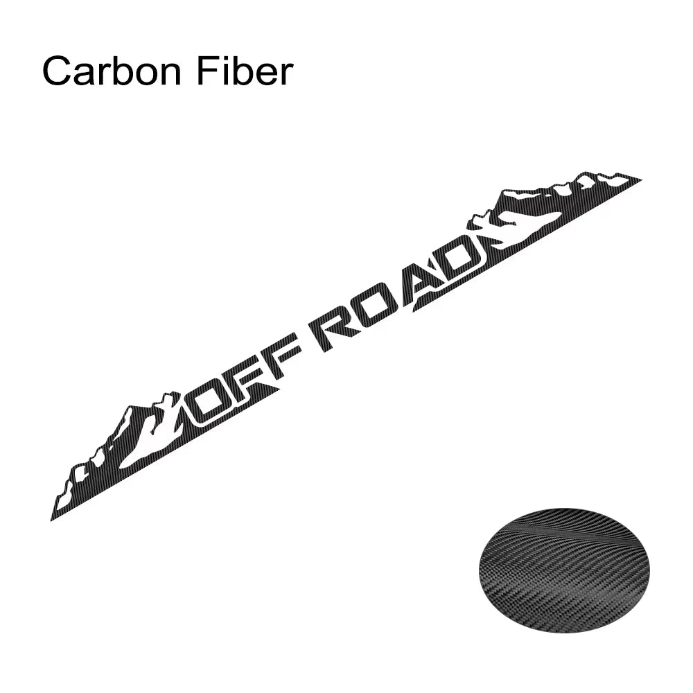 Creative Mountain 4X4 off Road Sticker Car Windshield Window Body Side Deocr Decal Waterproof Decoration Auto Tuning Accessories