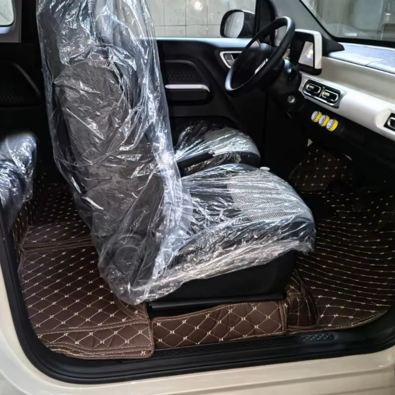 For Skoda Kodiaq 2025 Car Floor Mats Car Trunk Mat Foot Pads Carpet Artificial Leather Car Interior Accessories Universal Car F