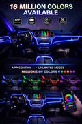 RGB Fiber Optic Car Interior Lighting Kit