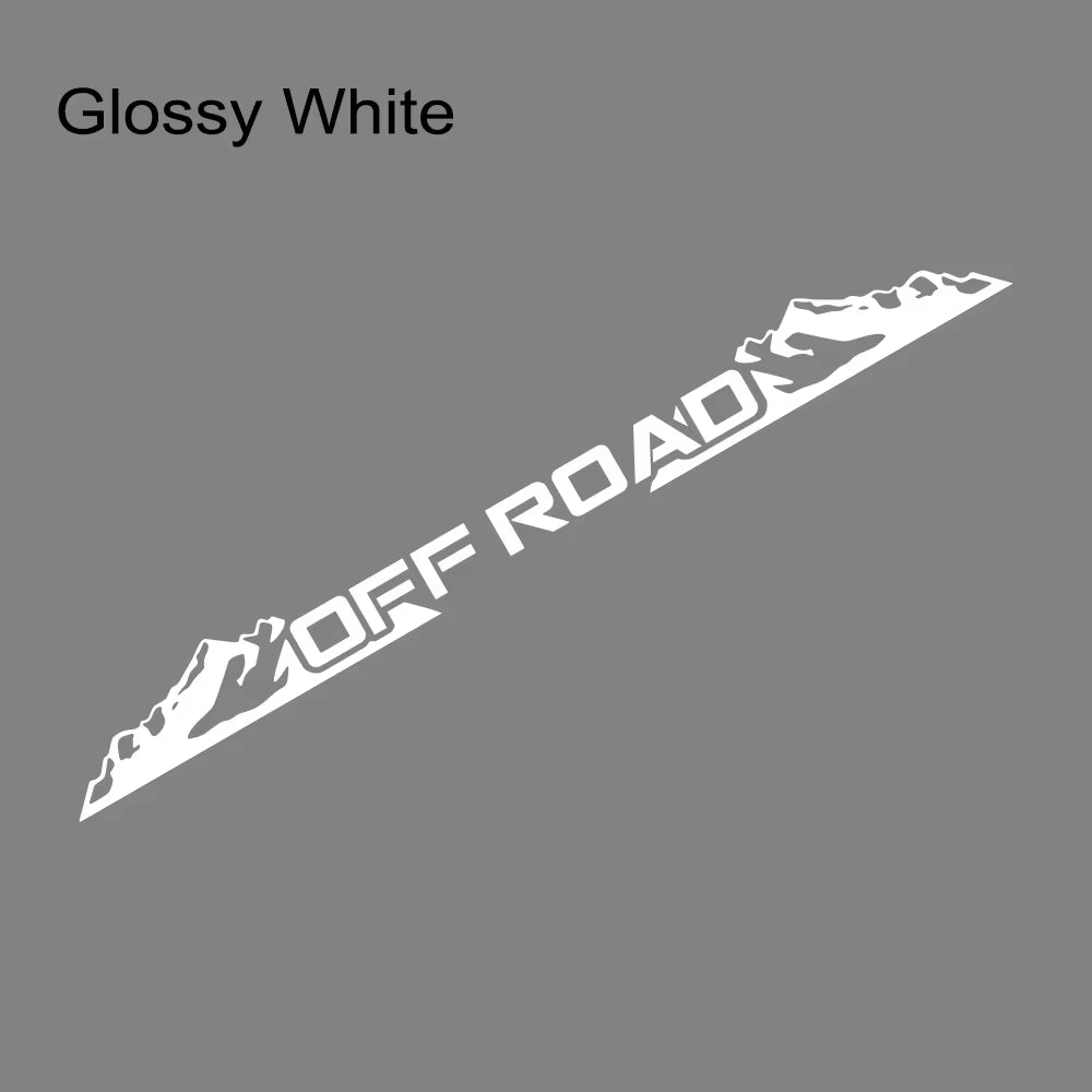 Creative Mountain 4X4 off Road Sticker Car Windshield Window Body Side Deocr Decal Waterproof Decoration Auto Tuning Accessories