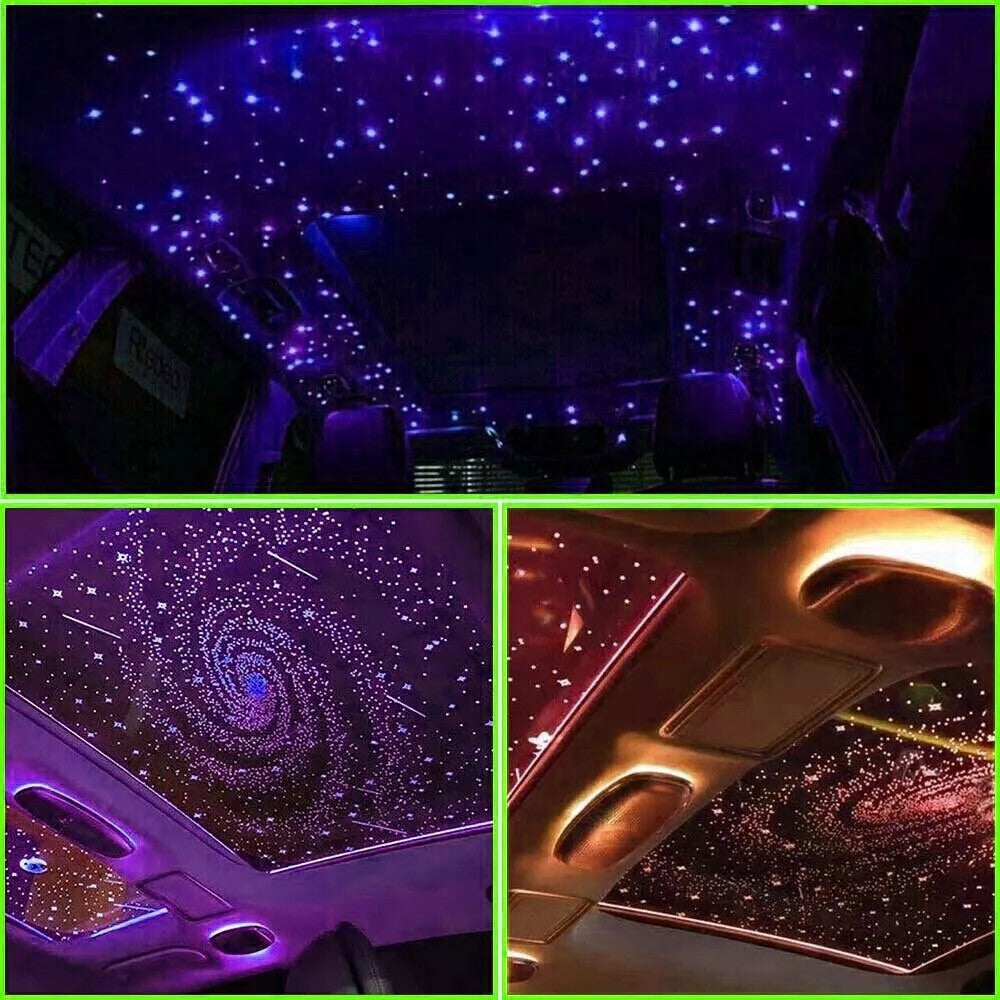 1000PCS Fiber Optic Car Home Headliner Star Light Kit Roof Twinkle Ceiling Light