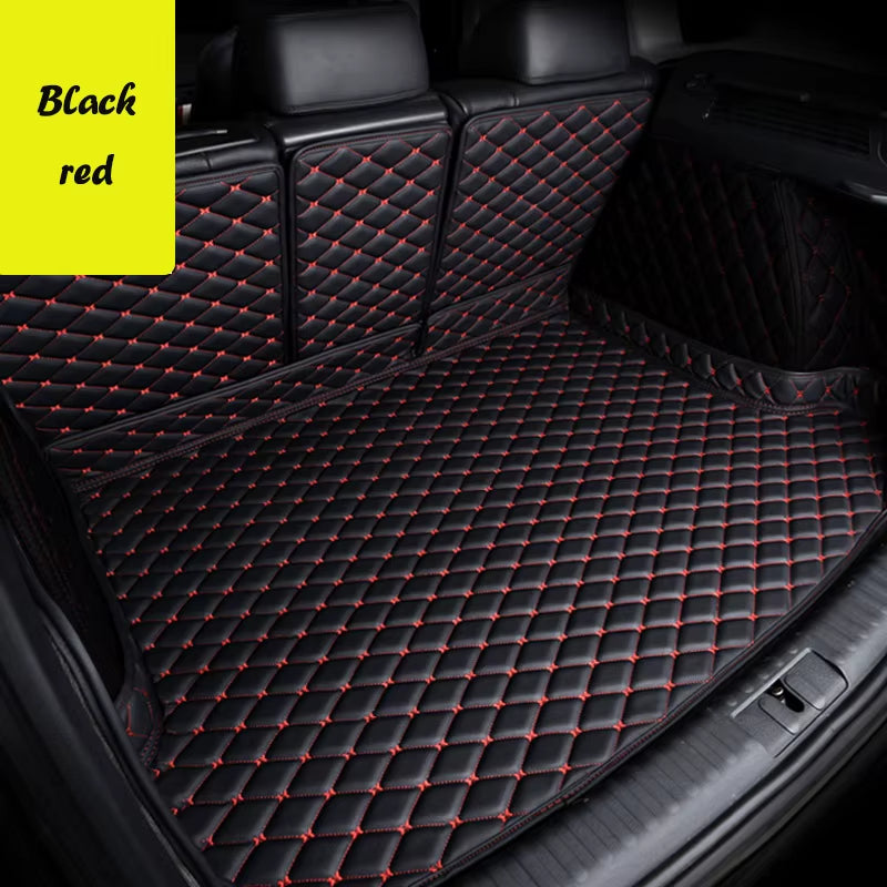 For Skoda Kodiaq 2025 Car Floor Mats Car Trunk Mat Foot Pads Carpet Artificial Leather Car Interior Accessories Universal Car F