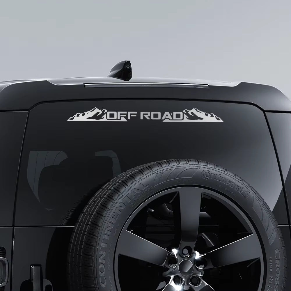 Creative Mountain 4X4 off Road Sticker Car Windshield Window Body Side Deocr Decal Waterproof Decoration Auto Tuning Accessories
