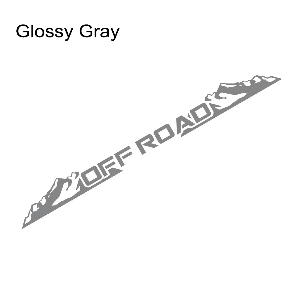 Creative Mountain 4X4 off Road Sticker Car Windshield Window Body Side Deocr Decal Waterproof Decoration Auto Tuning Accessories
