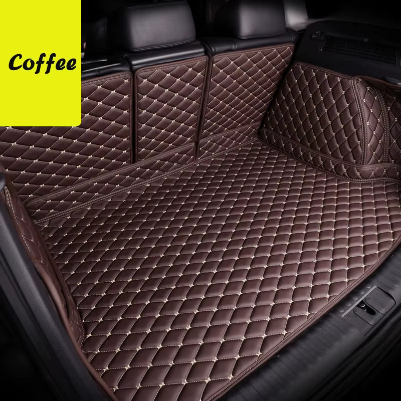 For Skoda Kodiaq 2025 Car Floor Mats Car Trunk Mat Foot Pads Carpet Artificial Leather Car Interior Accessories Universal Car F