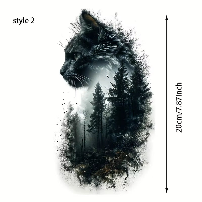 Cat Car Stickers, Anti-Scratch Waterproof Vinyl Stickers for Car Motorcycle Laptop Decoration Decals