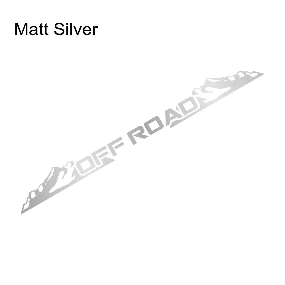 Creative Mountain 4X4 off Road Sticker Car Windshield Window Body Side Deocr Decal Waterproof Decoration Auto Tuning Accessories