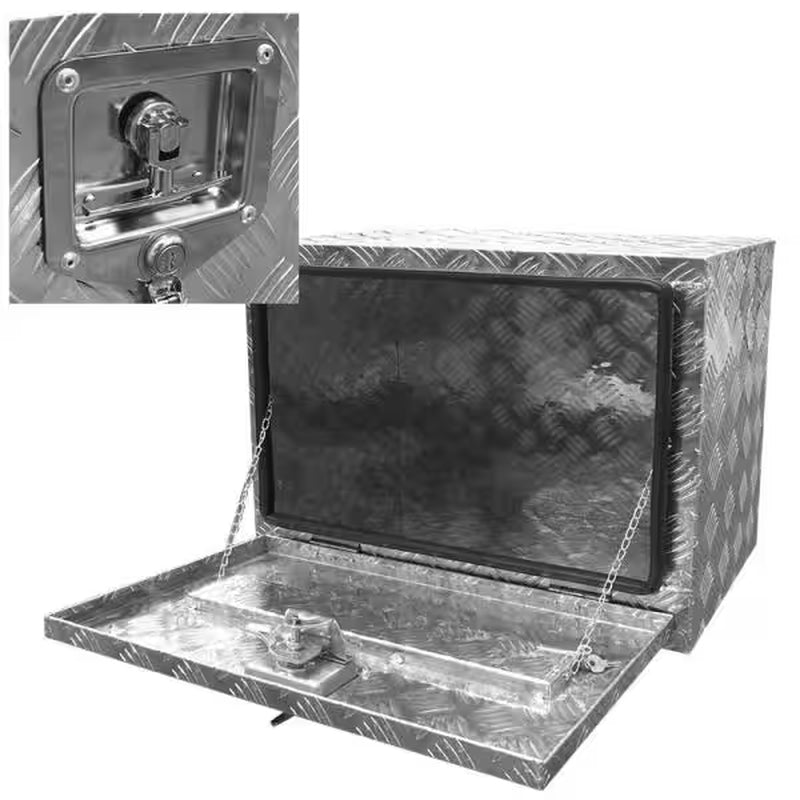 24 In. Diamond Plate Aluminum Underbody Truck Tool Box