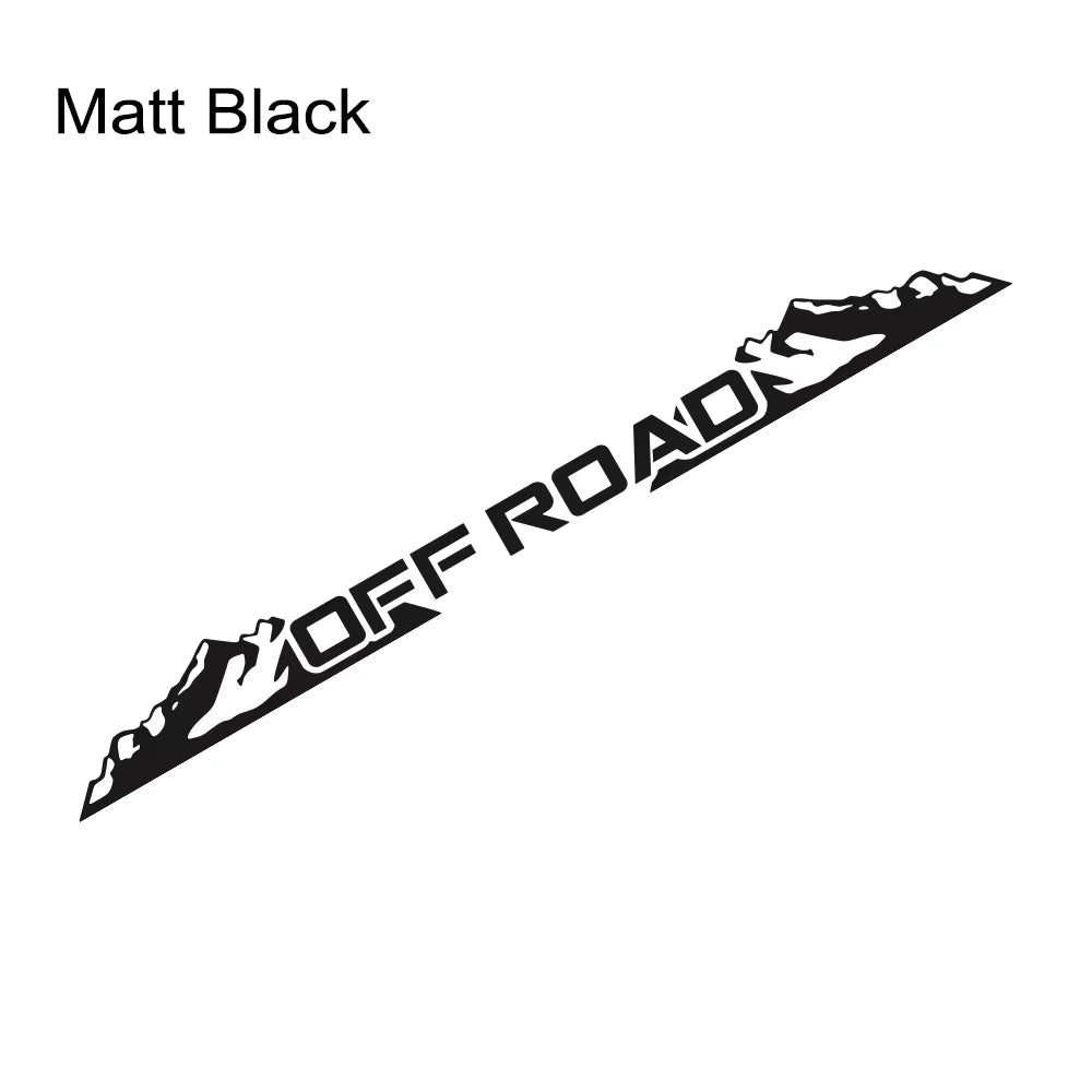 Creative Mountain 4X4 off Road Sticker Car Windshield Window Body Side Deocr Decal Waterproof Decoration Auto Tuning Accessories